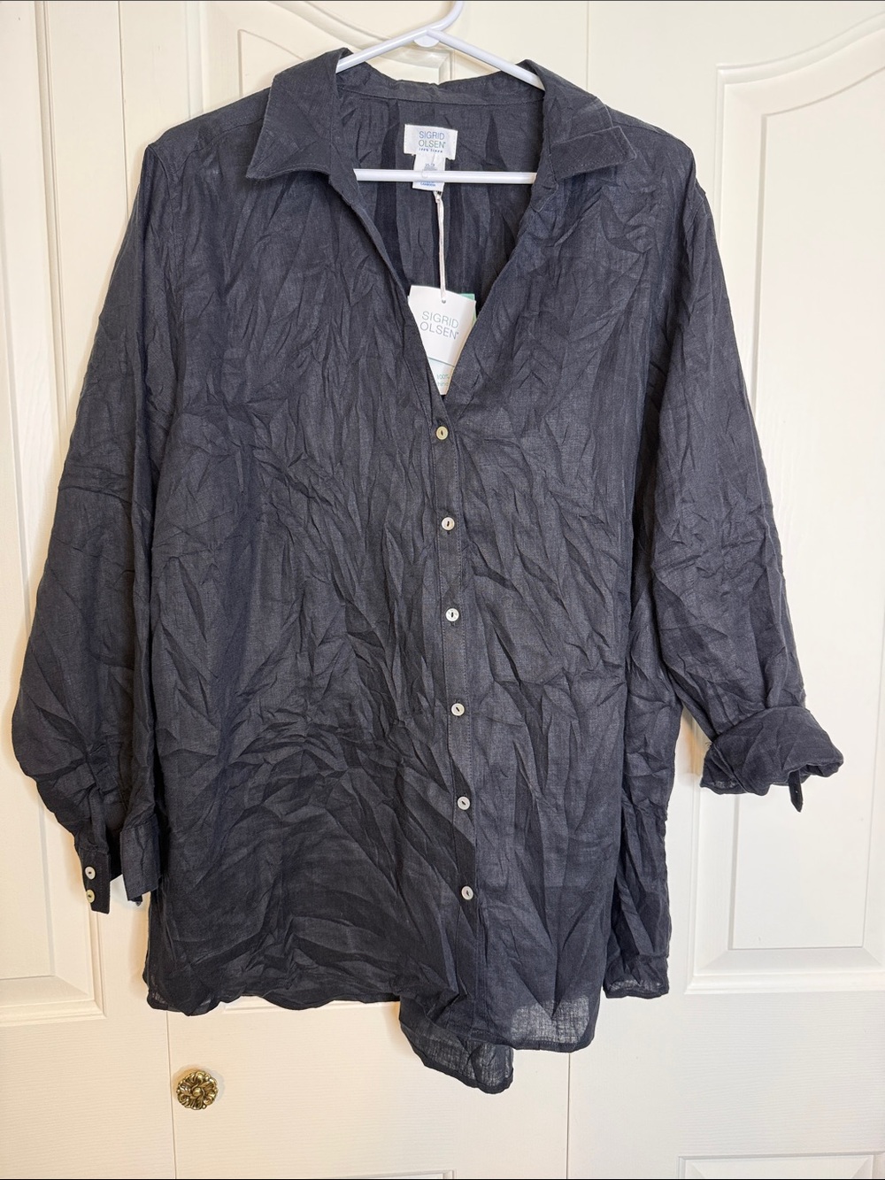 NWT Sigrid Olsen Linen Top